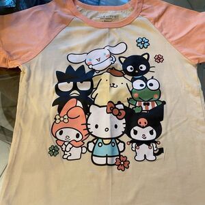 Hello Kitty Kids T-Shirt - Peach and Cream